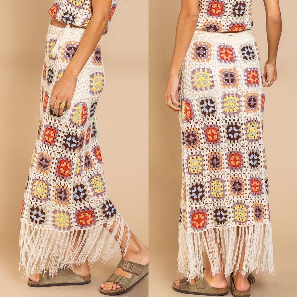 *PREORDER* Dancing In The Desert Crochet Maxi Skirt - Picture 4 of 4